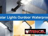 Lampara o Luces solares de exterior,2000w, 300 luces LED para exterior