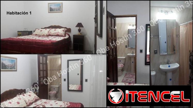 Renta en el centro de Cienfuegos con 3 habitaciones para 7 personas