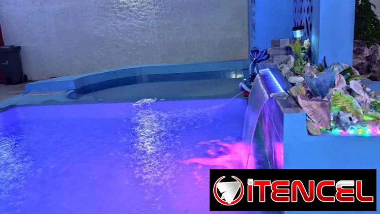 Hermosa piscina con recirculación en casa de tres habitaciones en  playa de Guanabo en renta  🌊 +53 52463651 S