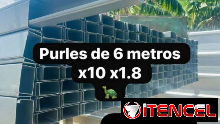 Purles galvanizados de los cubanos y de otras medidas, tanques plásticos disponibles, entre otros .