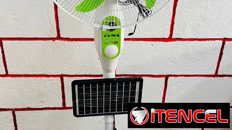 70USD VENTILADOR RECARGABLE CON PANEL SOLAR Y BOMBILLO ⚜️VENTA DE ELECTRODOMÉSTICOS  TELEVISORES GENERADORES ELÉCTRICOS