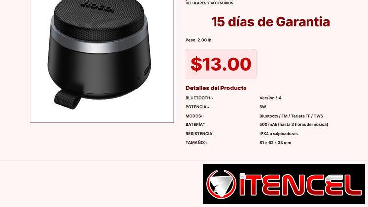 Bocina Inalámbrica HC43 Surpass Magnética Bluetooth 5.4 IPX4 – HOCO VPT#-0045
