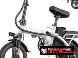 Bicicleta eléctrica A1. Batería de 48V extraíble. Velocidad hasta 20 MPH