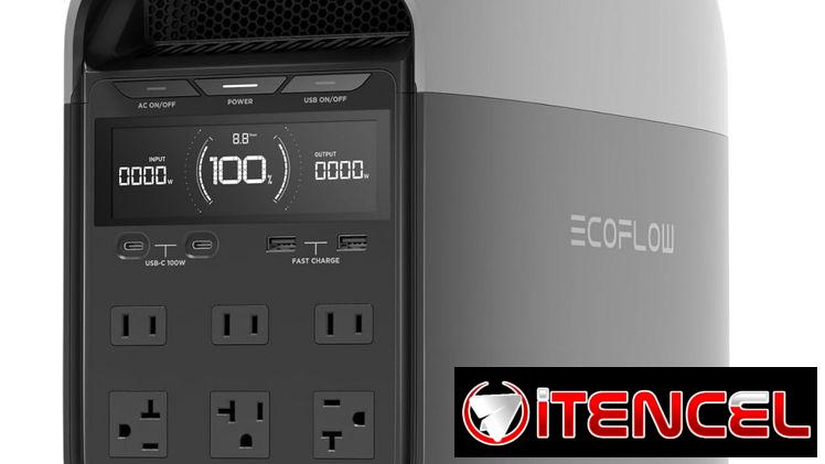 EF ECOFLOW – Estación de energía portátil DELTA 3, batería de 1024 Wh LiFePO4 (LFP), salida de 1800 W / 3600 W Pico