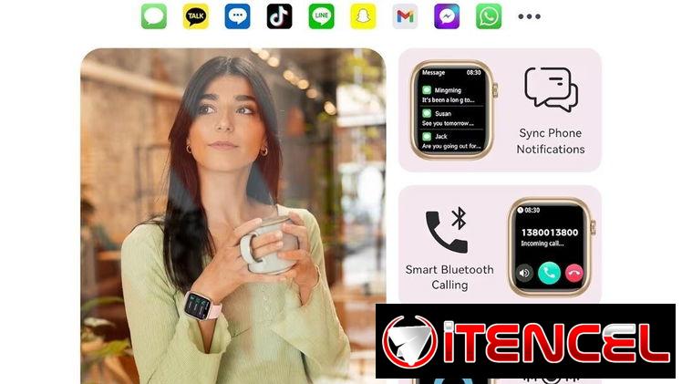 Smartwatch QVEQ con Pantalla HD 1.83” y Llamadas Bluetooth | Reloj Inteligente en La Habana
