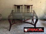 ⚜️ Juego de comedor electrón antiguo restaurado • Entrega incluida 🚛