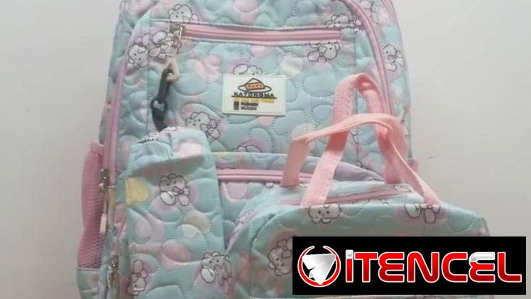 Juego de mochila, merendero y cartuchera