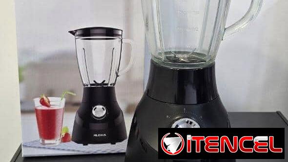Batidora Milexus con vaso de vidrio modelo 602  Solo color ⚫️