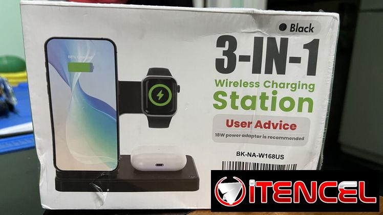 Estación de carga Plegable 3 en 1 multi sistema (iPhone y Android) muy buena calidad