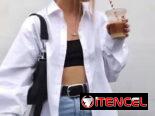 Camiseros para mujer, color blanco 58547627