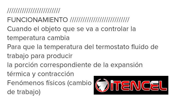 Termostato para Horno de 50° a 300° grados