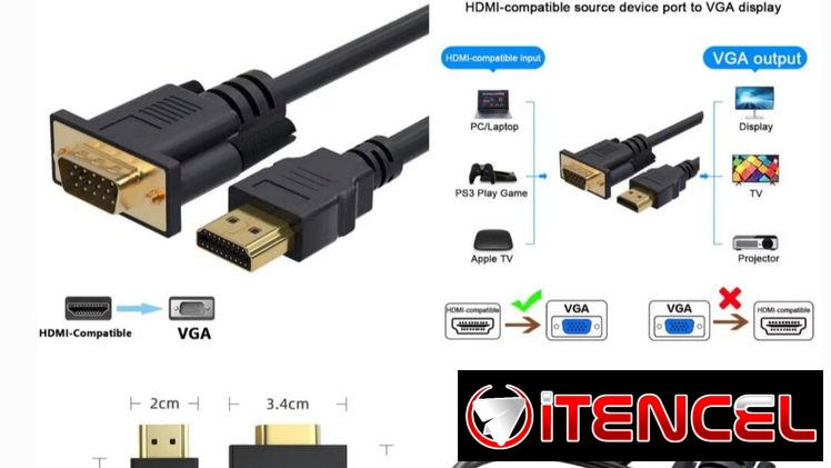 Cable HDMI a VGA