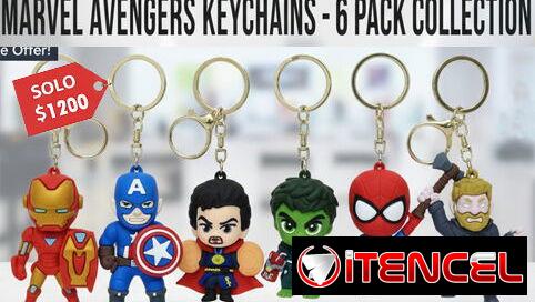 Llaveros Temáticos – Football, Marvel, Mario, Stitch ✨ Aceptamos pago por transferencia💳