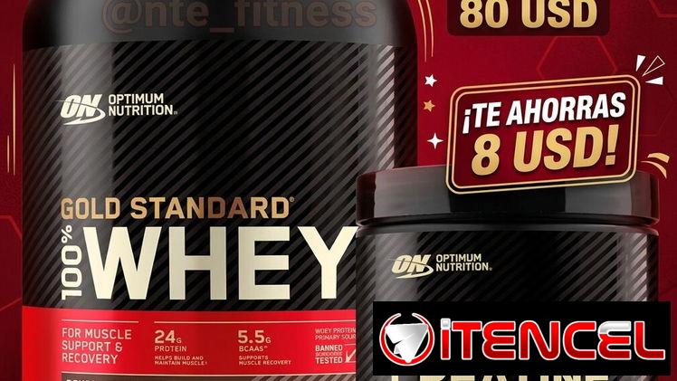 Super combo creatina con whey protein