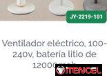 Ventilador eléctrico 100-240v,Batería de Litio 12000mah