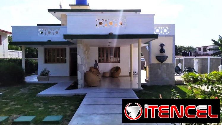 Renta de casa en la playa con piscina en Guanabo. Alquiler de casa en la playa para grupos grandes + Piscina