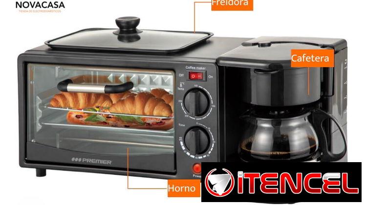 HORNO  3 EN 1 marca PREMIER   (CAFETERA + FREIDORA+ HORNO)