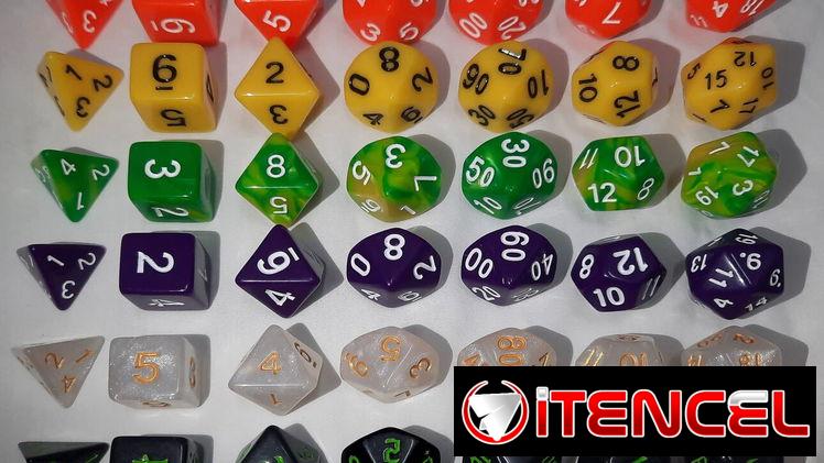 Dados para juegos de rol de mesa