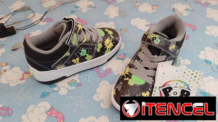 Tenis con rueda retráctil para niño, NUEVOS!!!