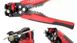 pinza pelacable automática, diseñada para pelar, cortar y crimpar cables de manera eficiente.