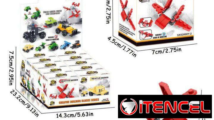 ☎️53544655 🛵 Entrega Disponible ⭐Set de 10 juegos de montaje temáticos de vehículos ⭐