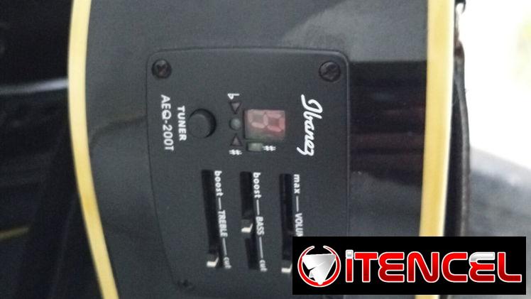 🎸Guitarra Ibanez Electroacústica Negra Cutaway