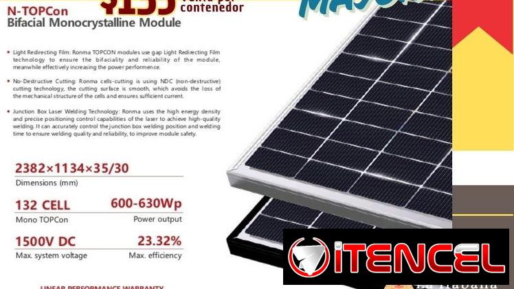 Venta Mayorista Panel Solar SKYMAX 609-630 Wp