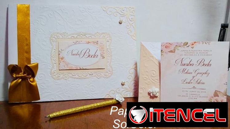 Preciosas Invitaciones para bodas, 15 años, libros de firmas y mass!!!.