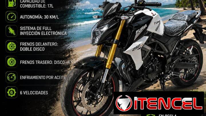 Moto deportiva FURIA 250CC