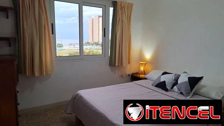 🛋️Renta Lineal Apartamento con Vista al Mar de 2 Cuartos en El Vedado REF 1421