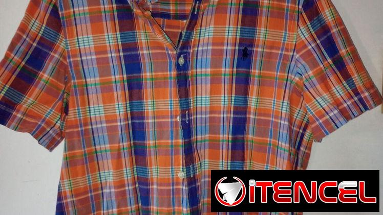 CAMISAS DE MARCA: “RALPH LAUREN”, “TOMMY HILFIGER” Y “REPORT COLLECTION” DE LINO CRUDO.
