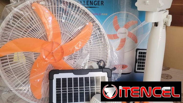 Ventilador de Mesa Recargable Challenger 16 Pulgadas Modelo: AB-16RCMZ