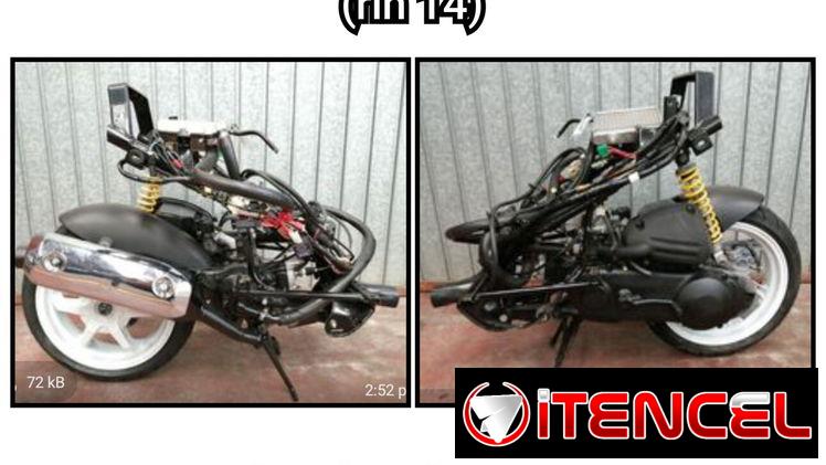 Unidades de moto 4T tipo scooter para motorina con su kit completo de instalación Habana contactar al 53492054