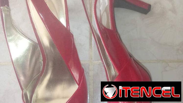 Zapatos rojos de tacón – Slingback brillantes   Elegancia y estilo para ocasiones especiales