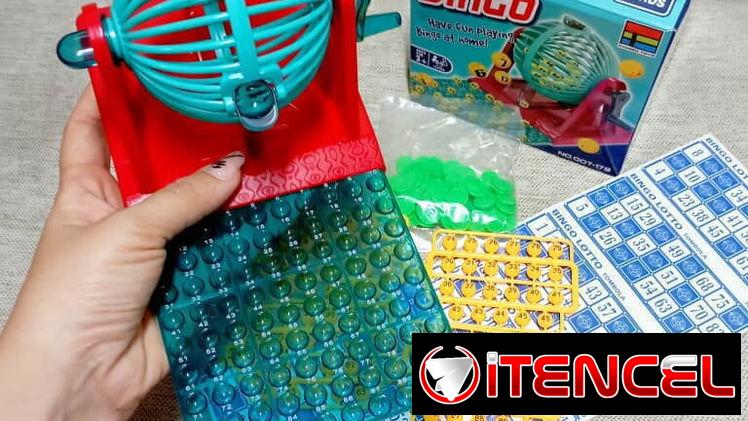 JUEGO DE BINGO ECONÓMICO DE PLASTICO
