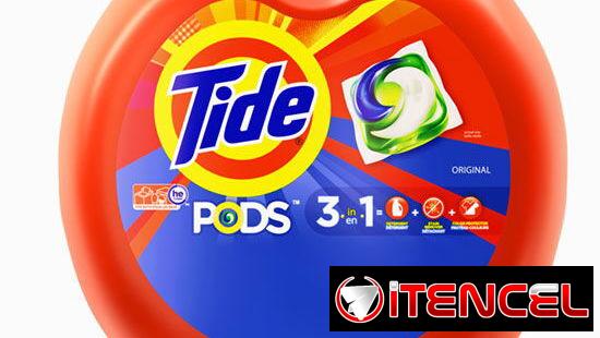 Cápsulas de lavar Tide, Ariel, UltraClean y Downy. Mensajería opcional