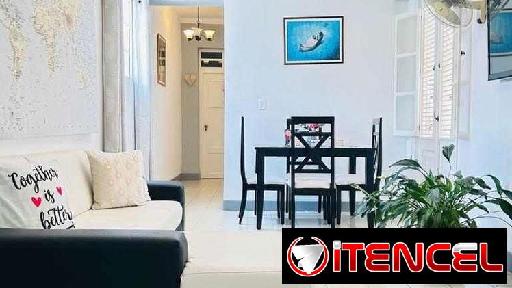 ✨Apartamento Confortable de 2 Habitaciones en Centro Habana REF 1414