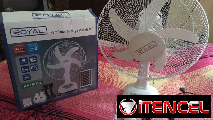 Vendo ventilador recargable