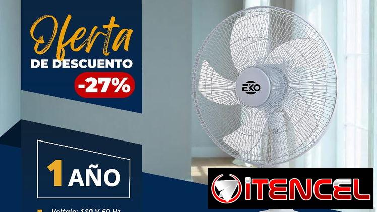 Ventilador de mesa 16 pulgadas marca eko.