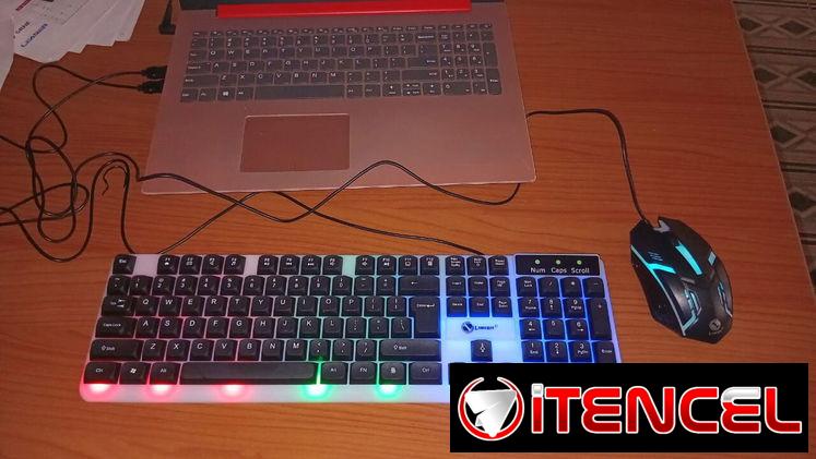 TECLADO & MOUSE C/CABLE Modelo GTX350