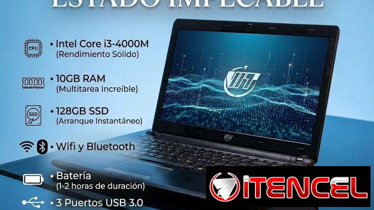 Laptop como nueva estado impecable i3 y 10gb ram 128ssd