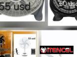 Ventiladores recargables,  de techo , de piso y tradicionales