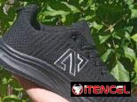Tenis  Económico detalle rojo, gris, negro azul, blanco, negro