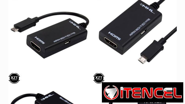 Adaptador Micro USB V8 a HDMI