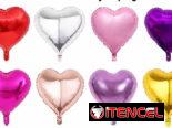 Gloos metálicos de 10 y 18 pulgadas. Día de las madres y Día del padre. Globos en forma de corazón y estrellas