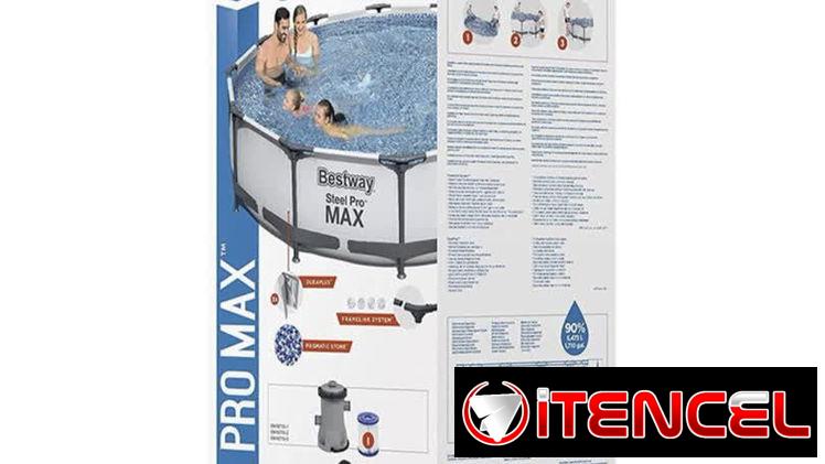 Piscina redonda de tubos « Bestway » 3.66 m * 76 cm