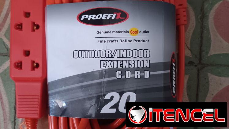 Extensión eléctrica de 20 metros 110-220v 10-16 amperes nuevas
