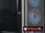 chasis de cristal templado y fanes RGB