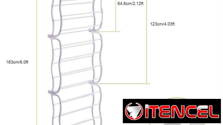 Zapatera de 🚪  Versátil organizador de 👞