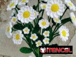 Ramos de flores tejidas